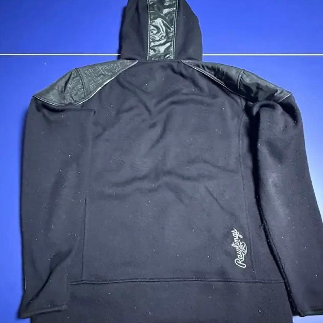 Rawlingsローリングス アウタージャケット黒フード付O(XL)