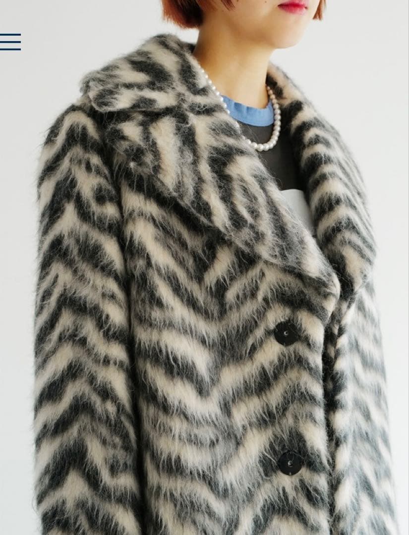 MADISONBLUE マディソンブルー コート ゼブラ柄