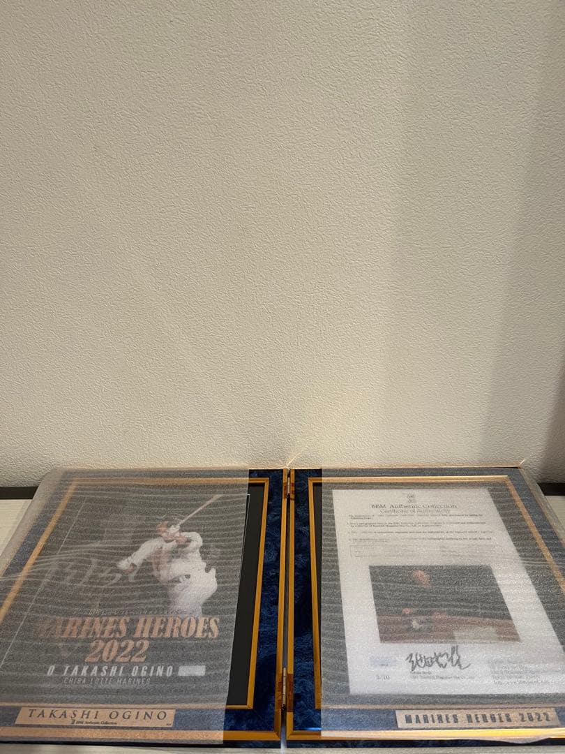 最終価格　未使用 荻野貴司 選手2022 マリーンズ 記念品 直筆サイン証明書有