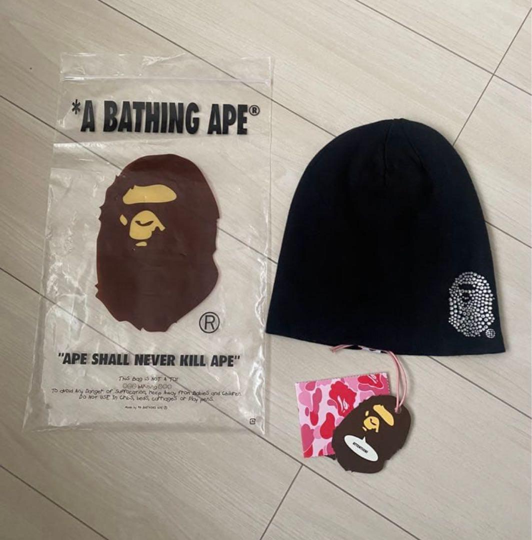 【銀座店限定品】CRYSTAL STONE APE HEAD KNIT CAP