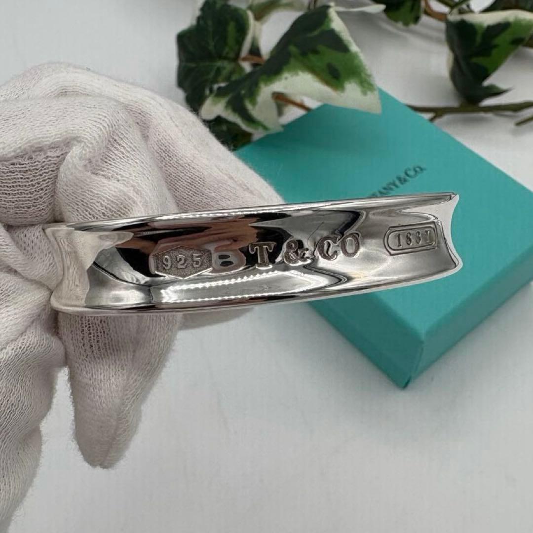 【新品仕上げ済み】ティファニー　 バングル 1837 シルバー