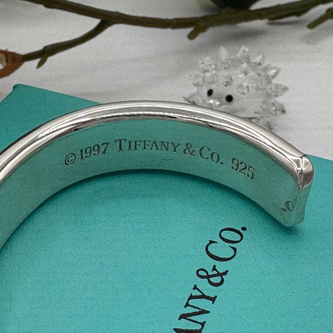 【新品仕上げ済み】ティファニー　 バングル 1837 シルバー