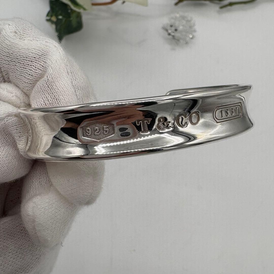 【新品仕上げ済み】ティファニー　 バングル 1837 シルバー