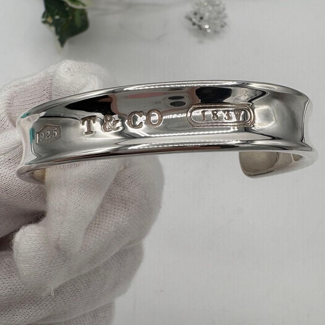 【新品仕上げ済み】ティファニー　 バングル 1837 シルバー