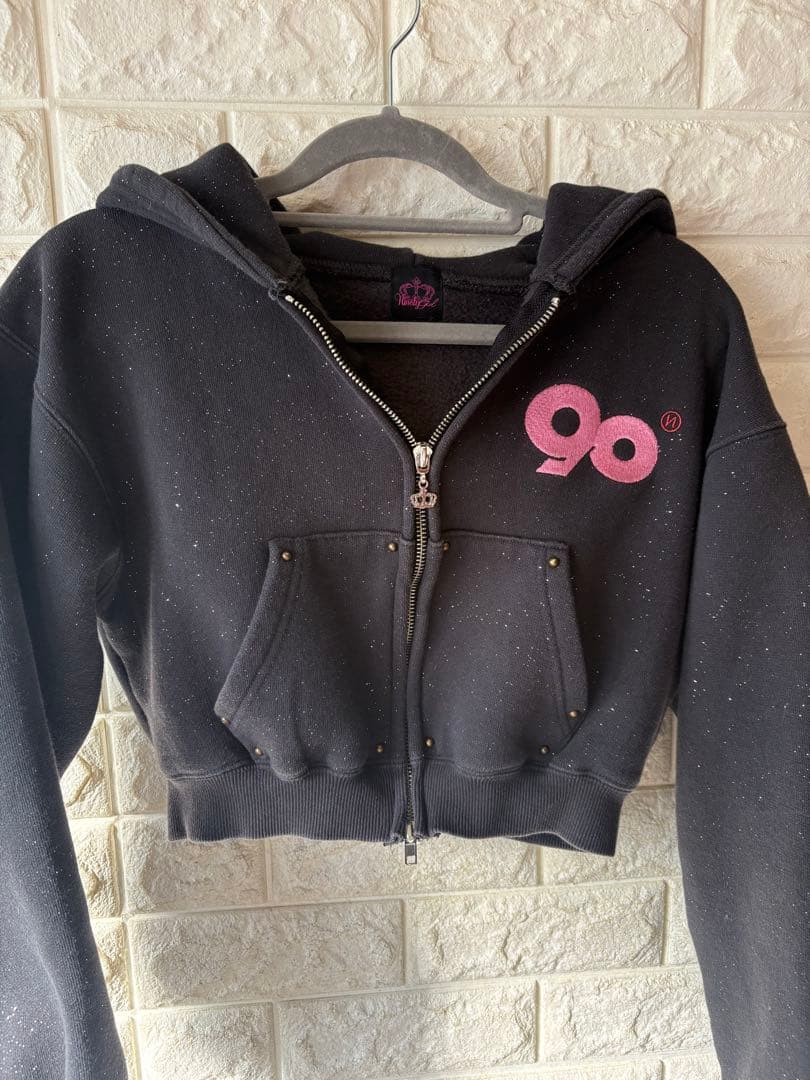 9090 girl グリッターセットアップ 上