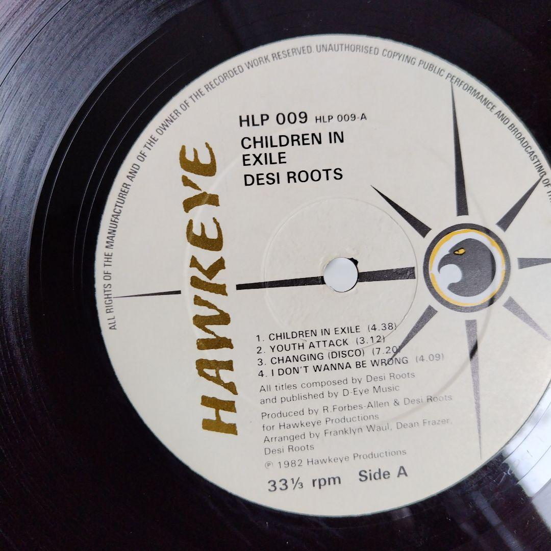 美品LP オリジナル Desi Roots CHILDREN IN EXILE