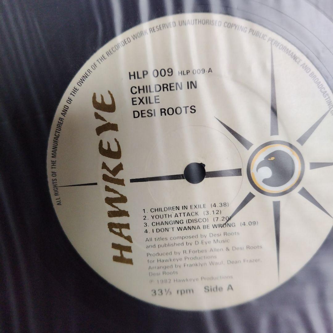 美品LP オリジナル Desi Roots CHILDREN IN EXILE