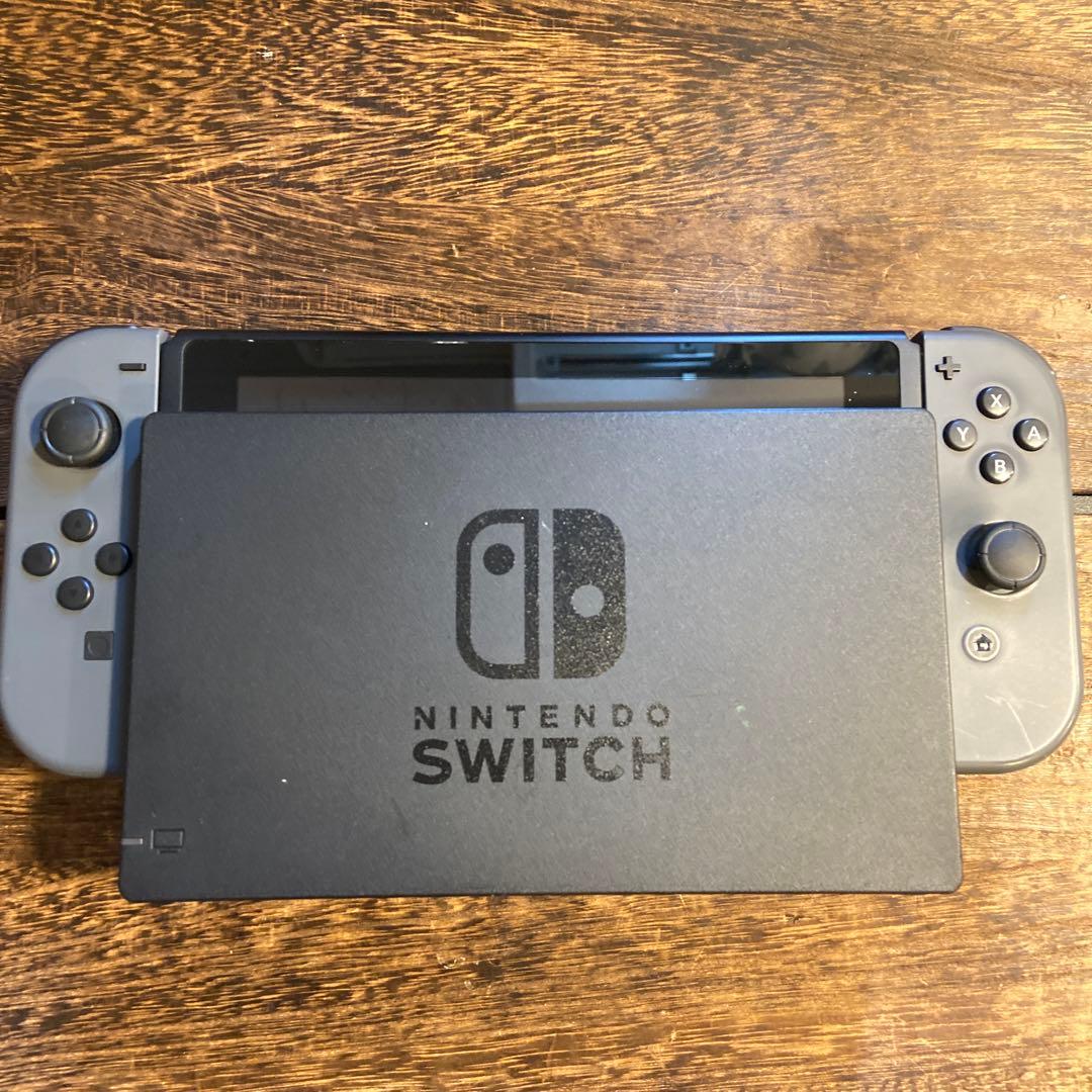 【中古】ニンテンドーSwitch 初代 箱付き グレー