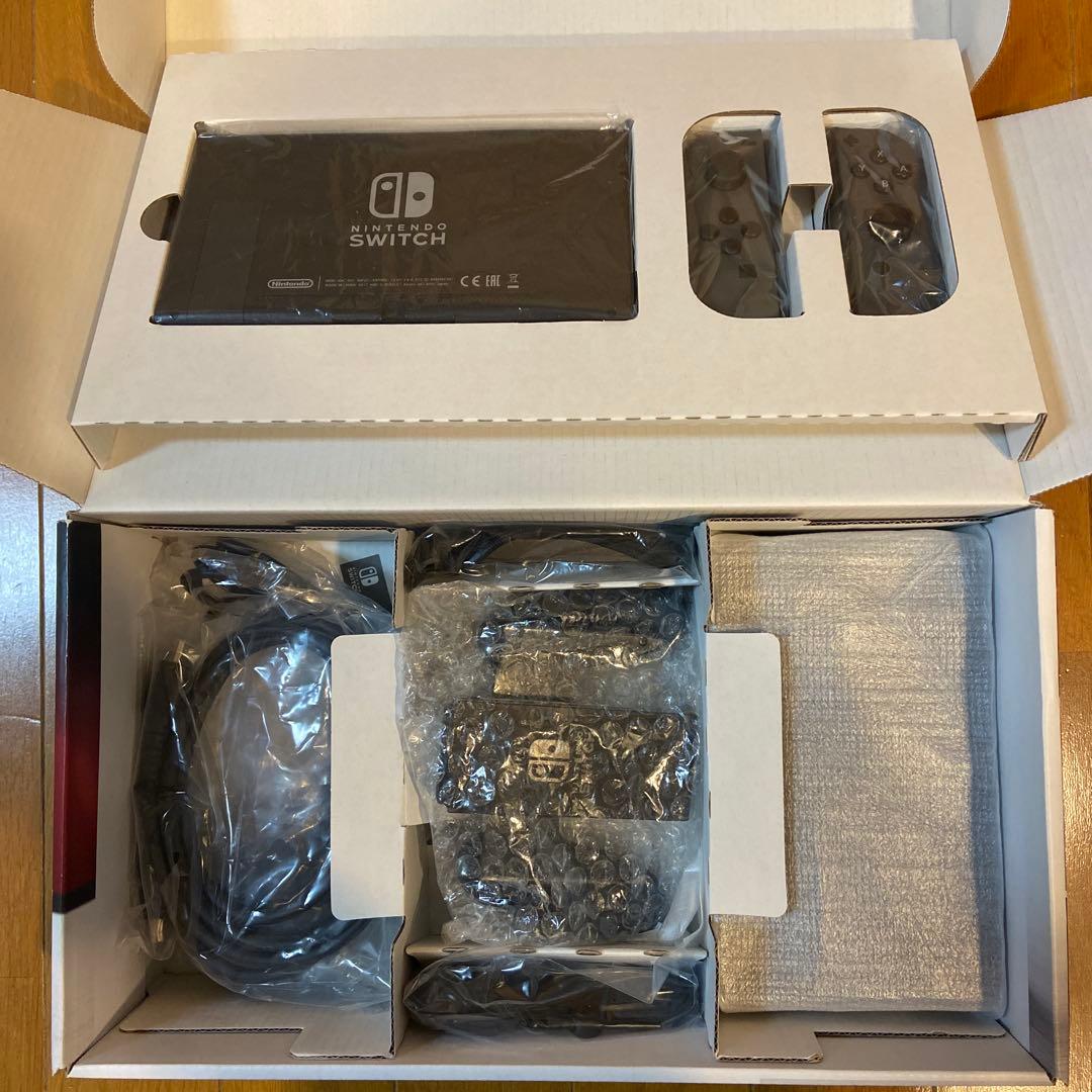 【中古】ニンテンドーSwitch 初代 箱付き グレー