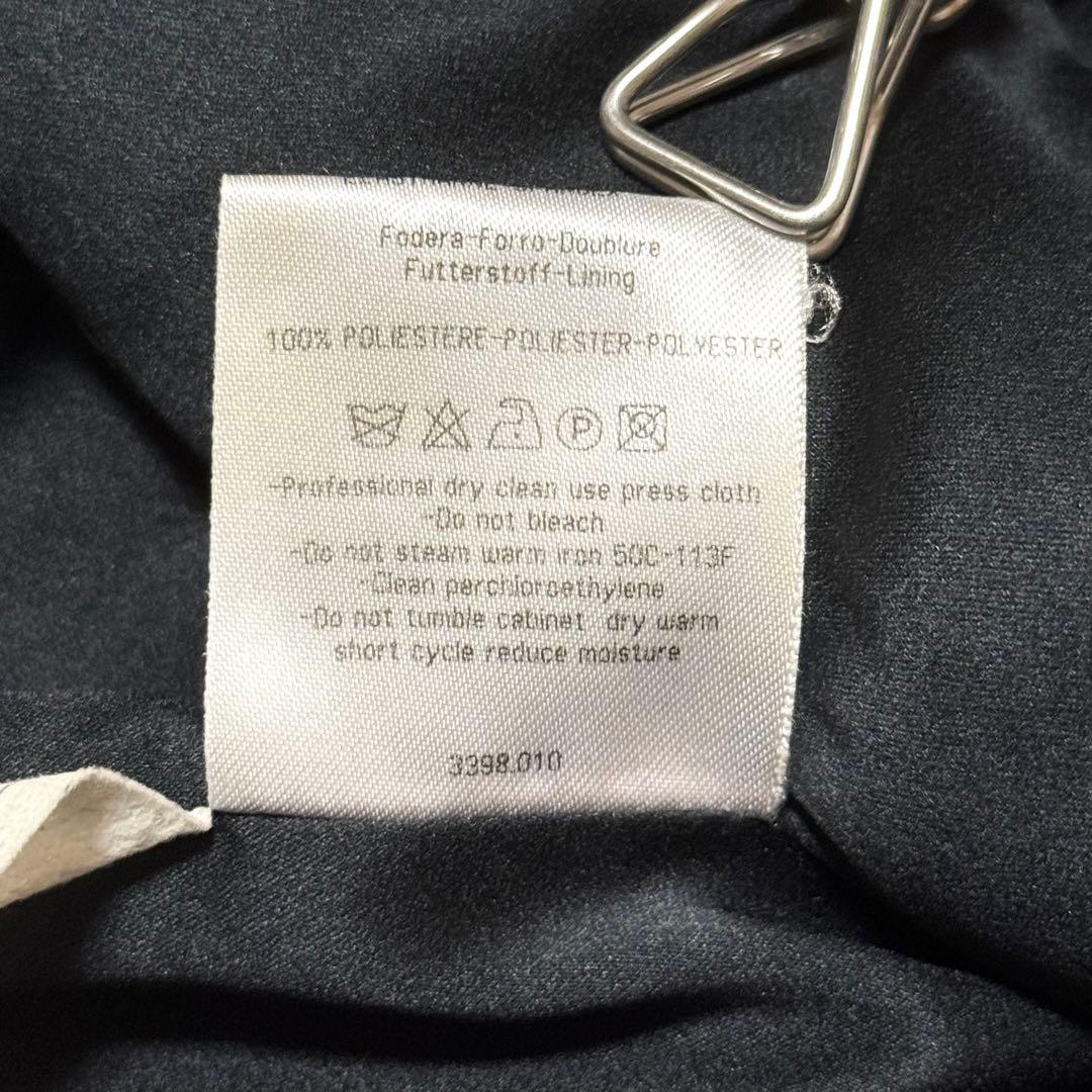 美品 ジョルジオアルマーニ テーラードジャケット ベロア シングル 黒