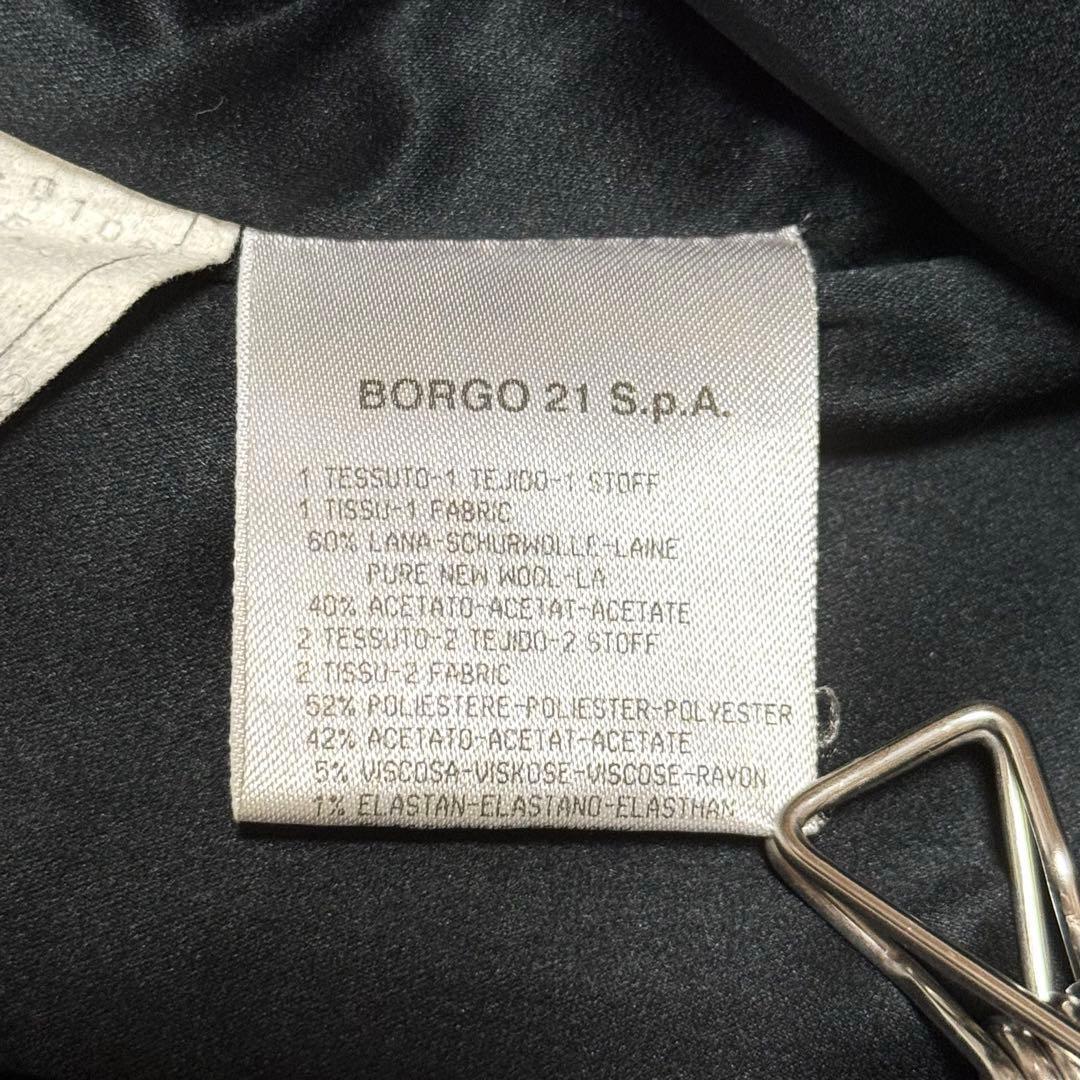 美品 ジョルジオアルマーニ テーラードジャケット ベロア シングル 黒