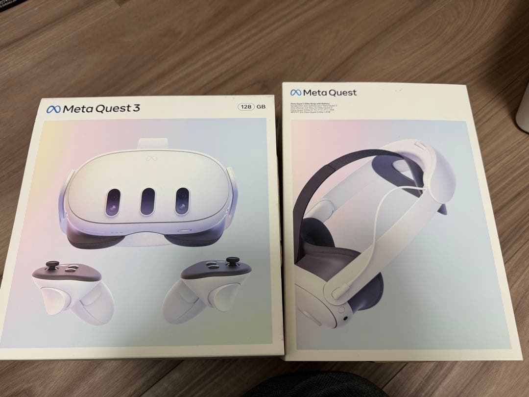 (中古極美品)  Quest 3 128GB エリートストラップ付き