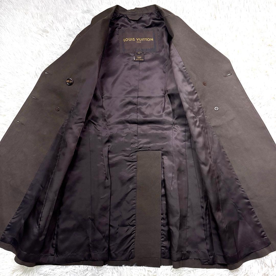 ルイヴィトン トレンチコート ゴム引きコート マッキントッシュ S モノグラム
