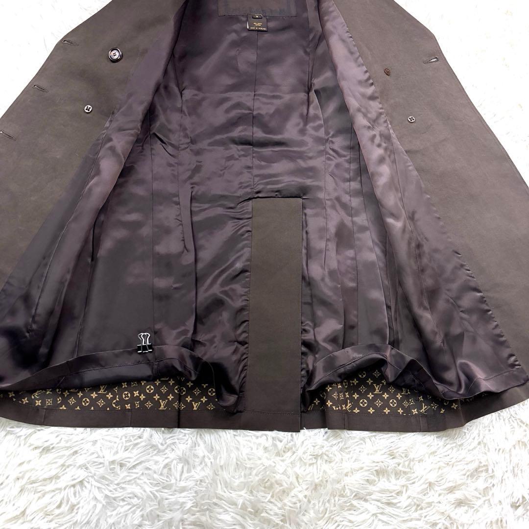 ルイヴィトン トレンチコート ゴム引きコート マッキントッシュ S モノグラム