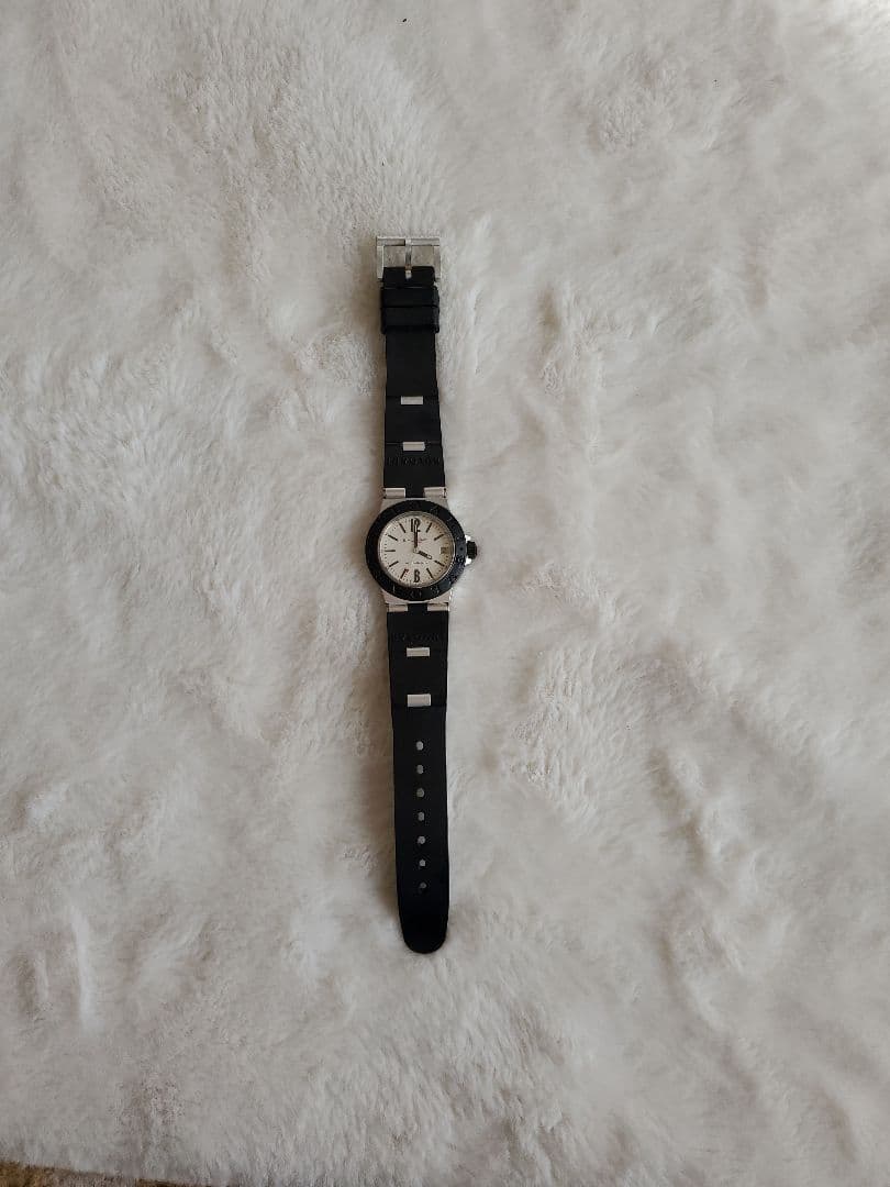 ゆ*！様 【中古】BVLGARI ブルガリアルミニウム 時計 ラバーベルトAL3