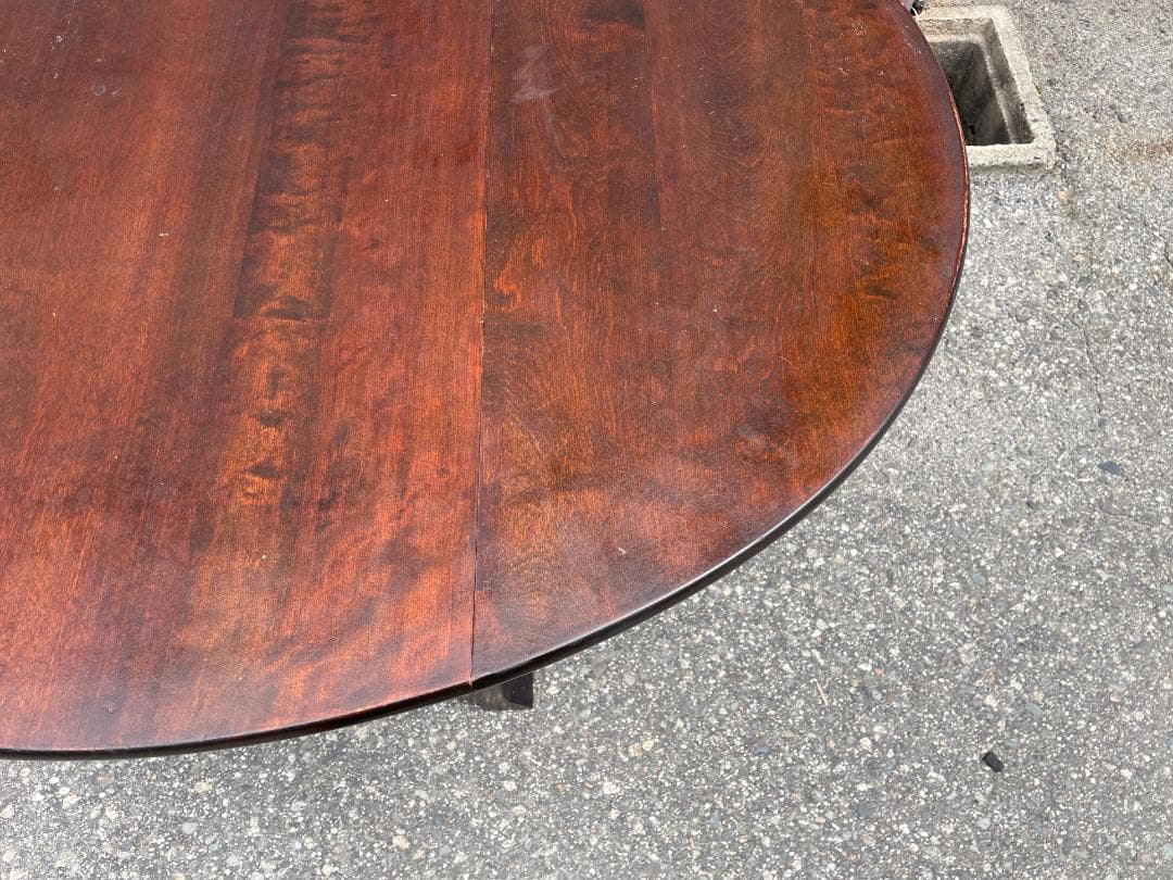 ★ 昭和 レトロ 家具 ダイニングテーブル 松本民芸家具 机 テーブル 折り畳み