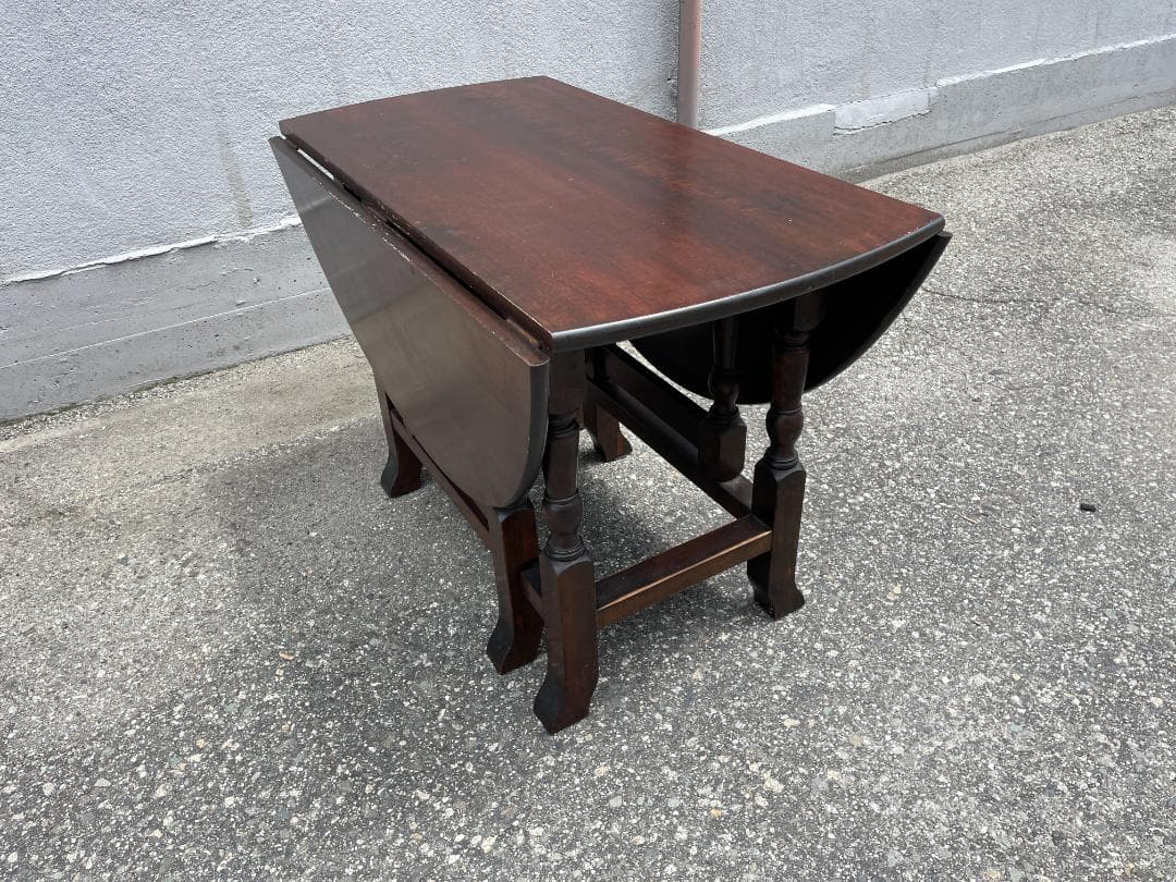 ★ 昭和 レトロ 家具 ダイニングテーブル 松本民芸家具 机 テーブル 折り畳み