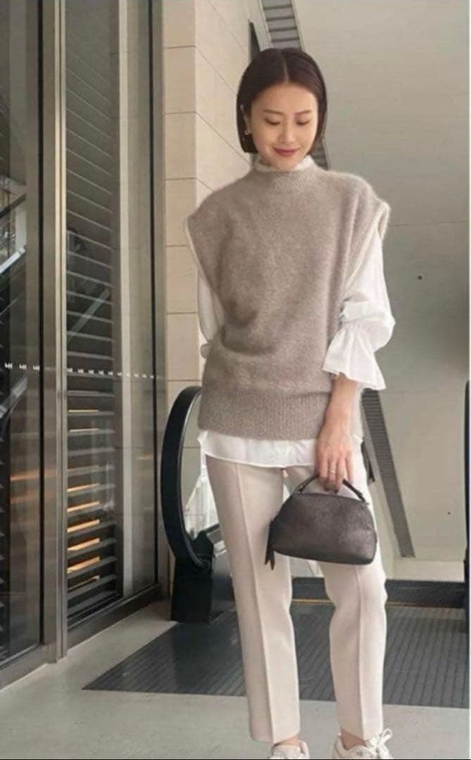 united arrows フォックスカシミヤ ニットベスト