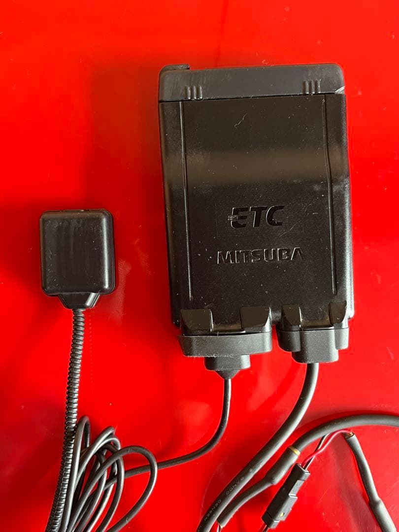 動作OKミツバ/MSC-BE51/二輪車用アンテナ分離型ETC車載器　BE51