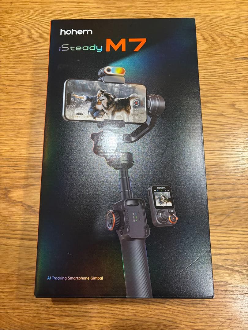 【開封のみ・未使用】hohem M7 3軸スマホジンバル AI搭載