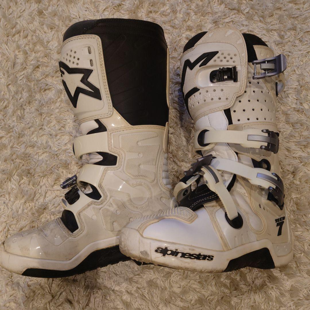 alpinestars オフロードブーツ ホワイト/ブラック TECN 7