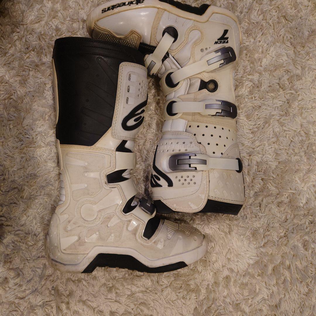 alpinestars オフロードブーツ ホワイト/ブラック TECN 7