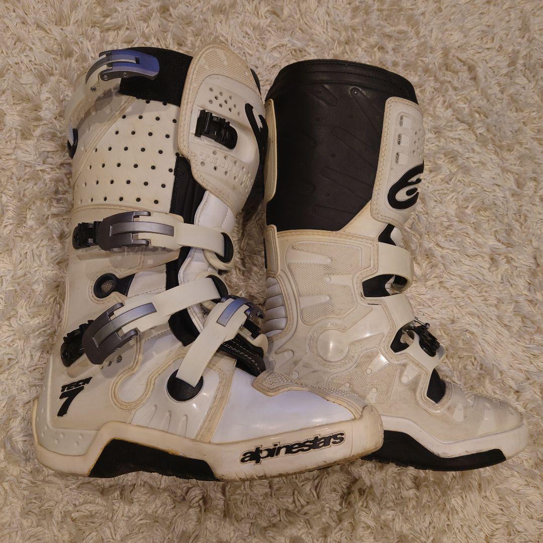 alpinestars オフロードブーツ ホワイト/ブラック TECN 7