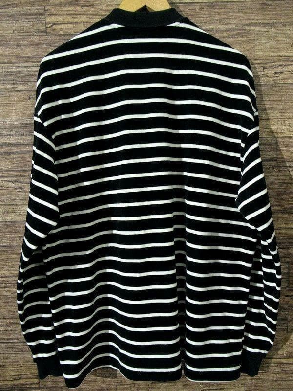 専用　21AW クーティー ベロア ボーダー ポロシャツ リラックスフィット M