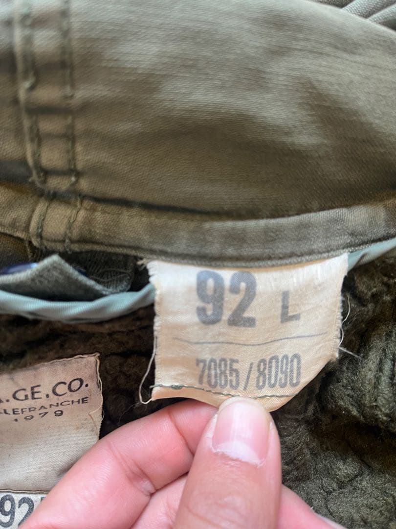 【極美品】70sフランス軍 M64フィールドパーカー ボアライナー ヴィンテージ