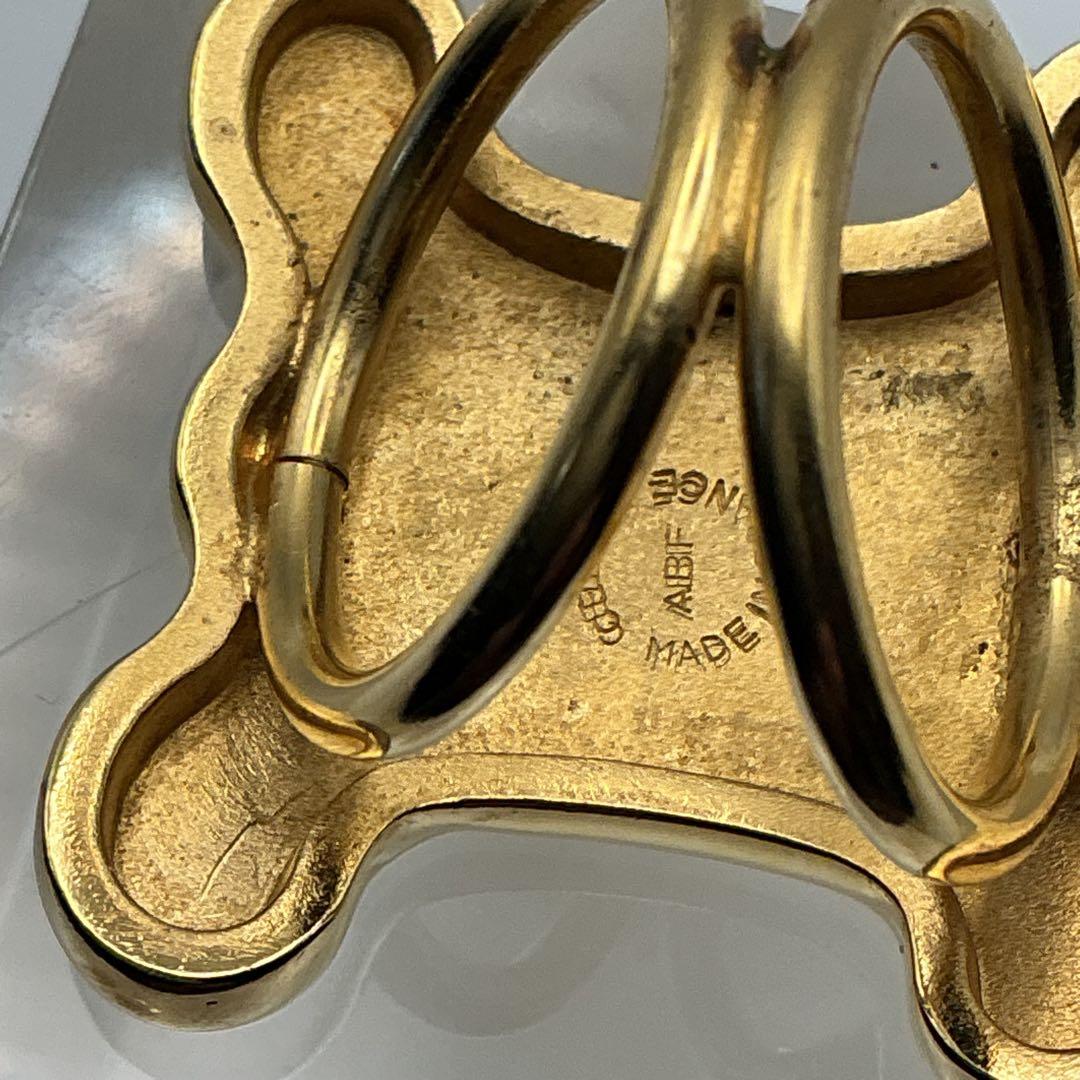 希少♡CELINE✨セリーヌ　トリオンフ　ゴールド　スカーフリング