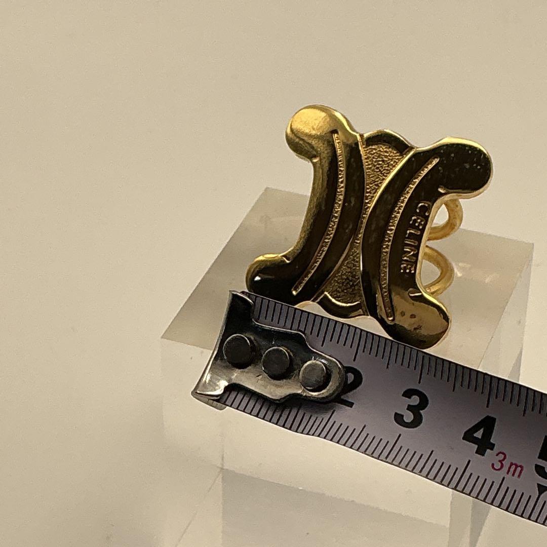 希少♡CELINE✨セリーヌ　トリオンフ　ゴールド　スカーフリング