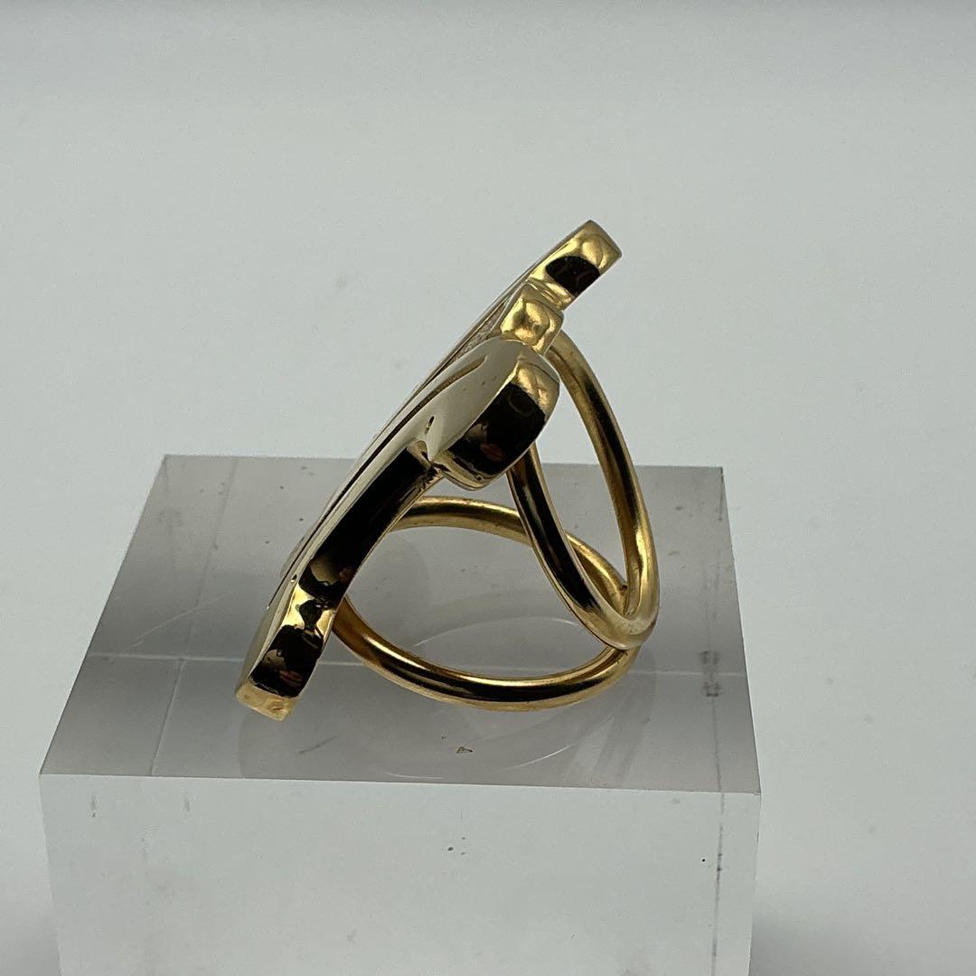 希少♡CELINE✨セリーヌ　トリオンフ　ゴールド　スカーフリング