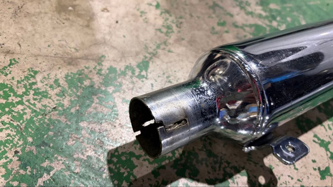 FLSTS スプリンガー 純正 フィッシュテール マフラー サイレンサー