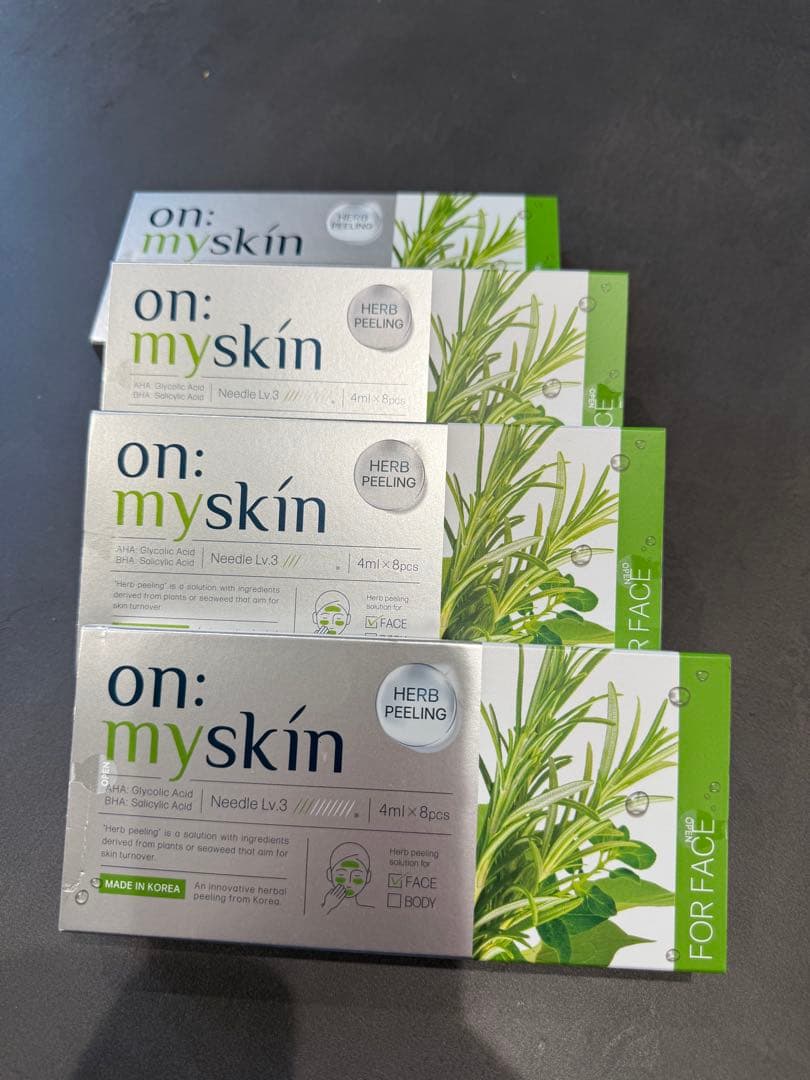 on:myskin ハーブピーリング 4ml × 8本【3箱】