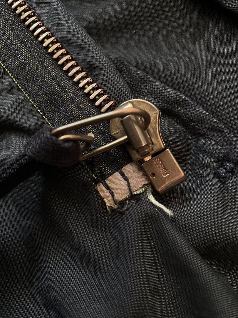 80s M-65 フィッシュテール 黒染め ブラック anytee ヴィンテージ