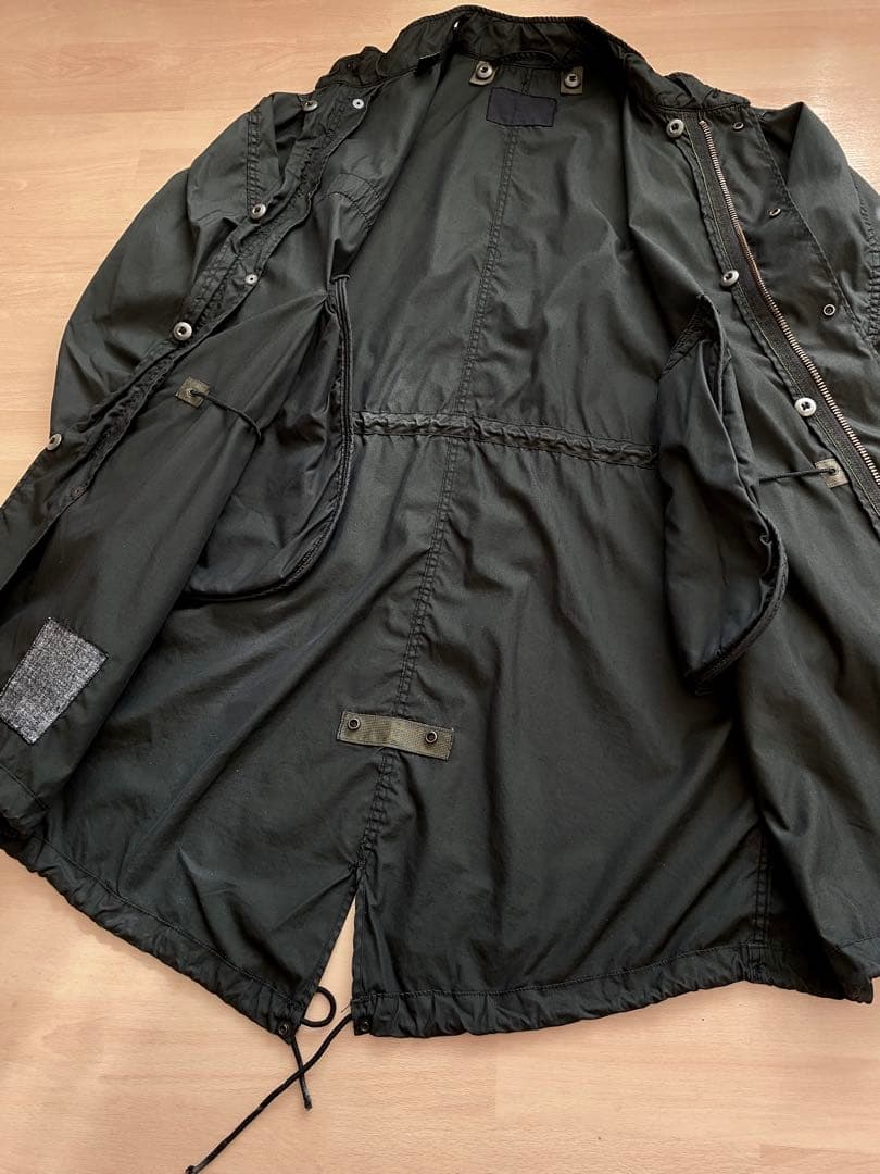 80s M-65 フィッシュテール 黒染め ブラック anytee ヴィンテージ