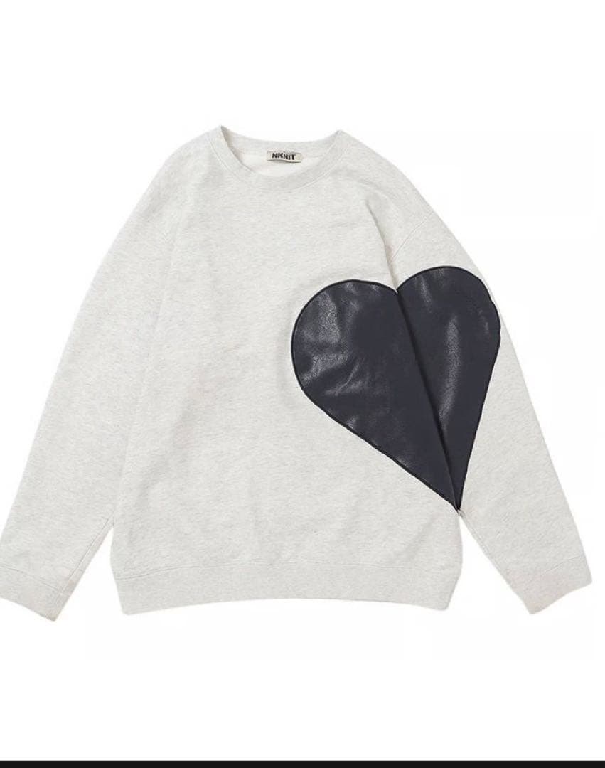 新品　未使用品　NKNIT pattern pullover sweat