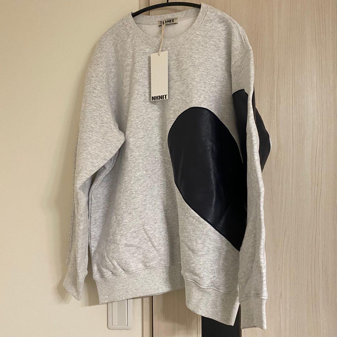 新品　未使用品　NKNIT pattern pullover sweat