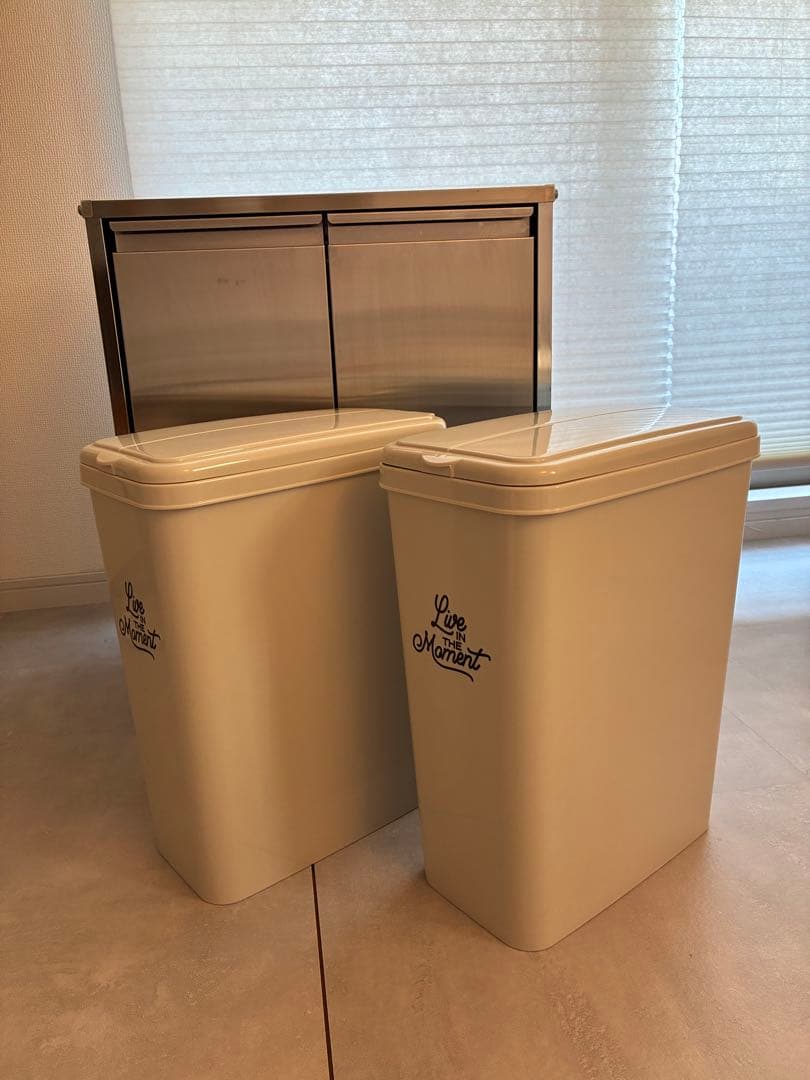 日本製 燕三条 ステンレスダストボックス