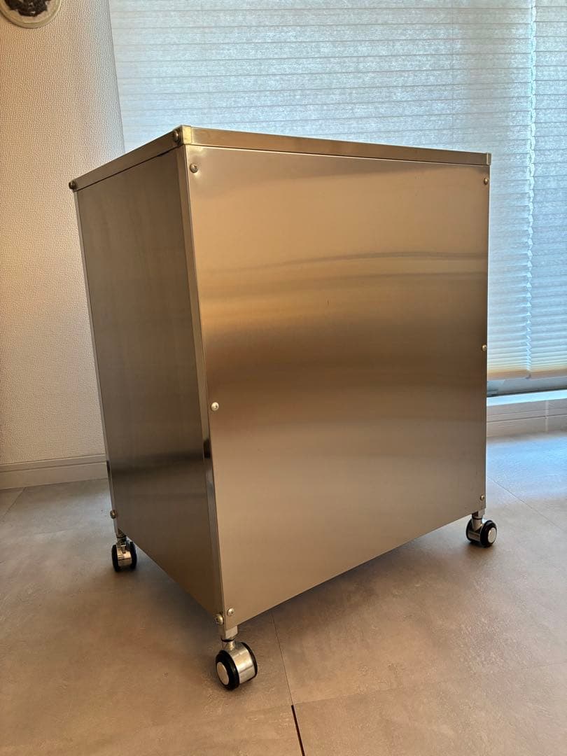 日本製 燕三条 ステンレスダストボックス