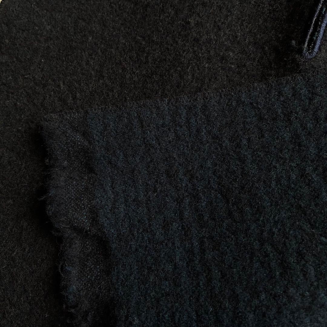 STUDIO NICHOLSON スタジオニコルソン ウールマフラー ネイビー