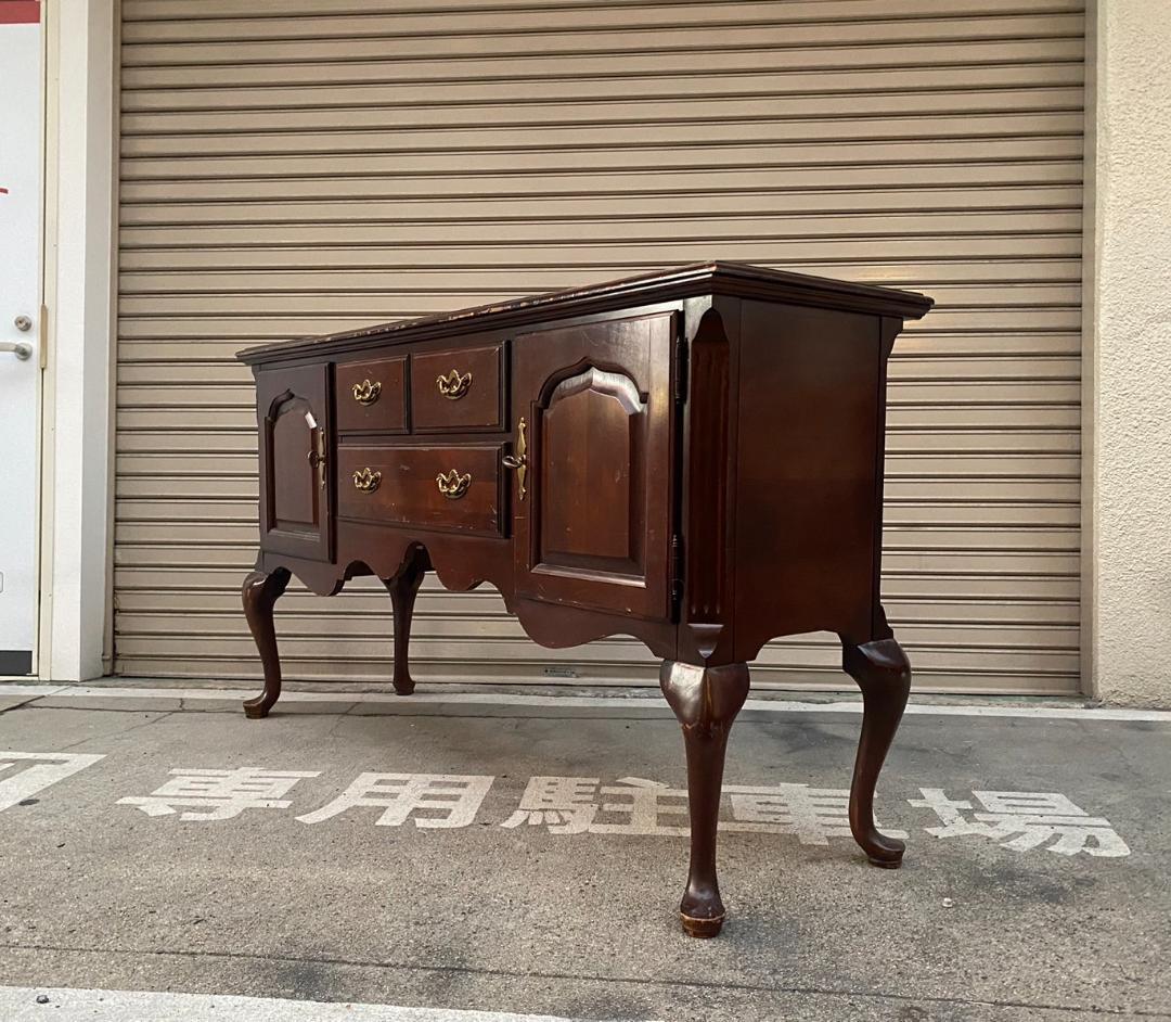 A271◆U.Sヴィンテージ「Thomasville」猫脚 サイドボード