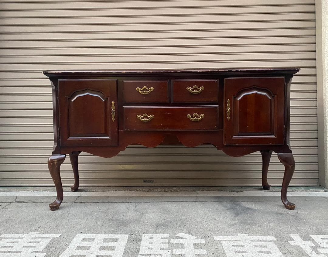 A271◆U.Sヴィンテージ「Thomasville」猫脚 サイドボード