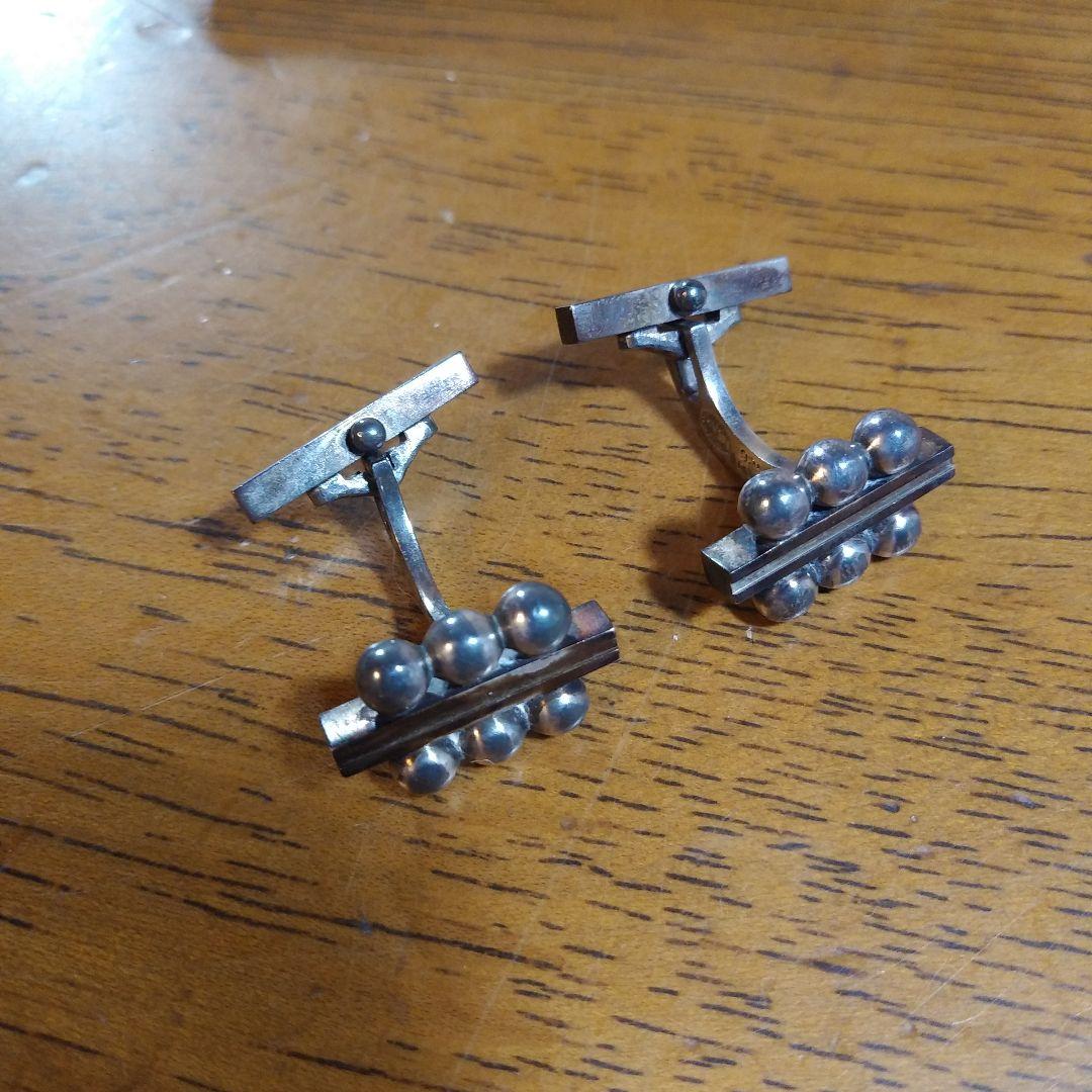 d*2様   シルバー925 カフリンクス タイバーセット