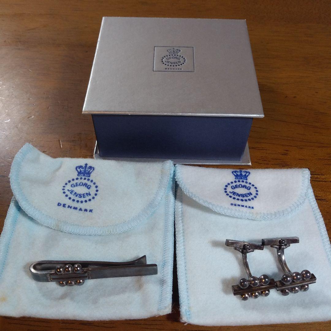 d*2様   シルバー925 カフリンクス タイバーセット