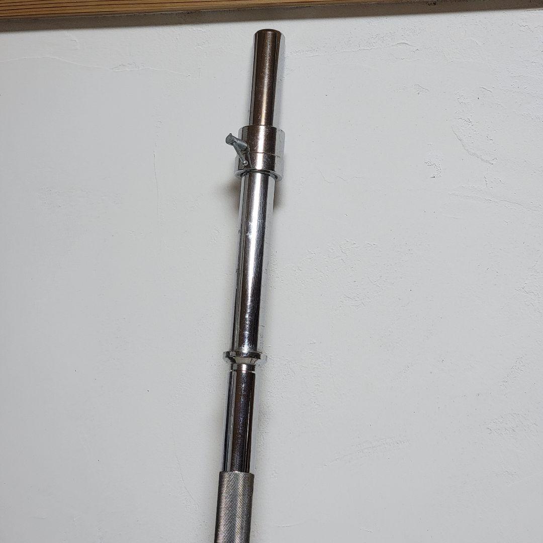 IROTEC レギュラーバーベルシャフト 180 ワイド カラー2個 パット付