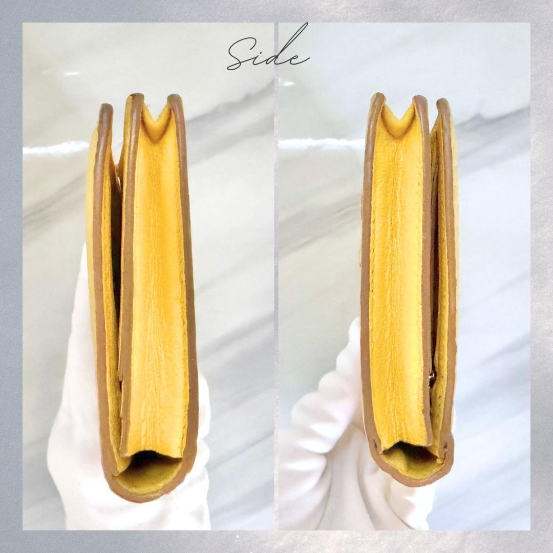 Hashimoto様♡美品♡エルメス べアンスフレ長財布 イエロー アリゲーター