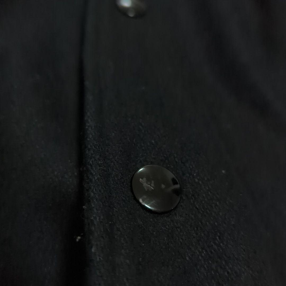 FAT ESOW Sb トリプルコラボ スタジャン 袖レザー切替 メルトンウール