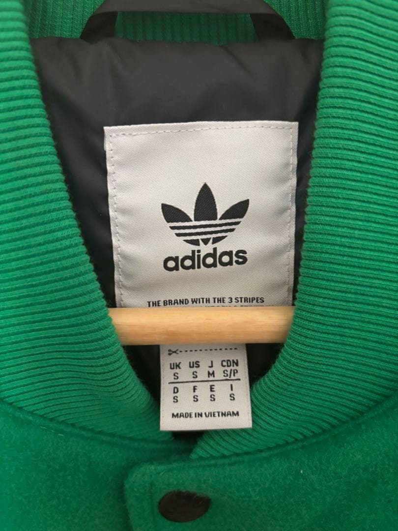 adidas originals スタジアムジャンパー グリーン/ブラック