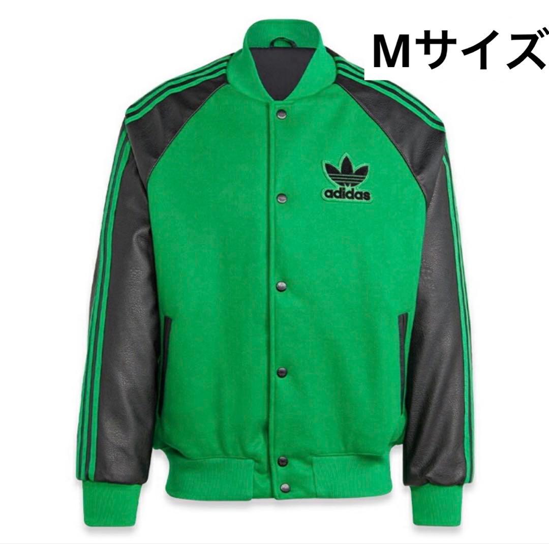 adidas originals スタジアムジャンパー グリーン/ブラック